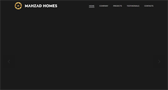 Desktop Screenshot of mahzadhomes.com